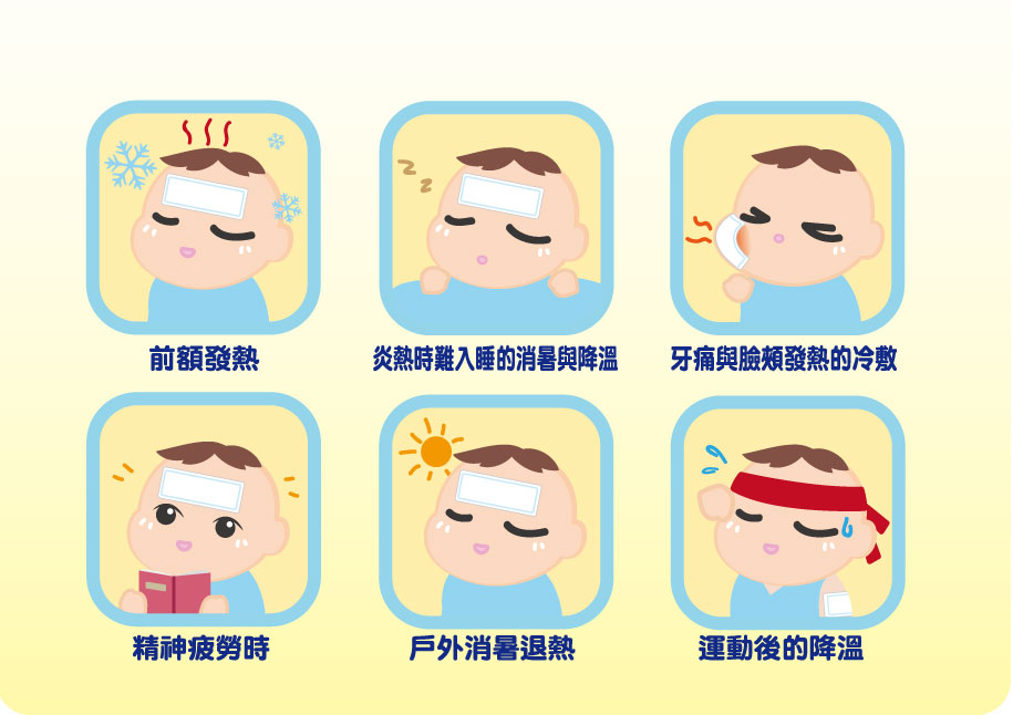 MUHI 無比麵包超人退熱貼片 使用時機